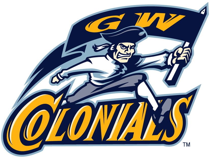 George Washington Colonials 1997-2008 Alternate Logo diy DTF decal sticker